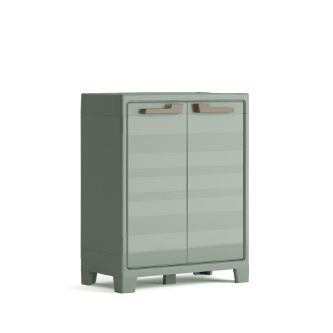 Tuinopbergkast laag met 2 planken Planet Outdoor Keter Aanbieding
