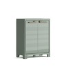 Tuinopbergkast laag met 2 planken Planet Outdoor Keter Aanbieding