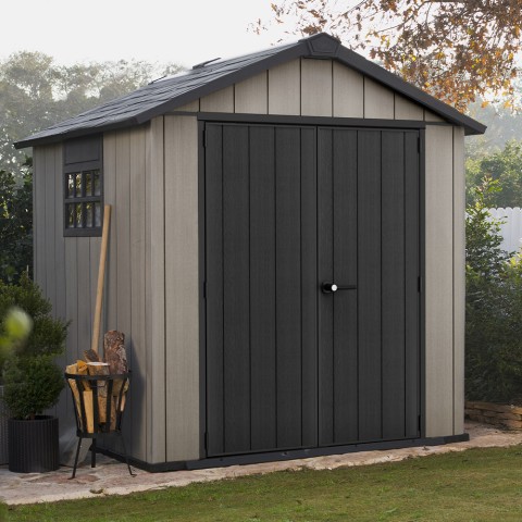 Tuinhuisje van PVC-hars 230x223x242cm Oakland 757 Keter K224432 Aanbieding