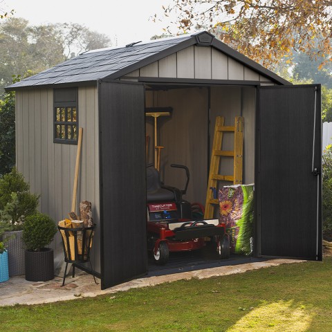 Keter Oakland 759 tuinopslag in PVC-hars 230x287x242 cm K224433 Aanbieding