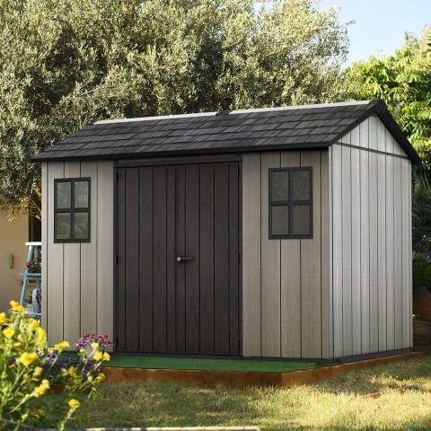 Extra grote kunststof tuinhuis 350x229x254cm Oakland Keter 1175SD K230167 Aanbieding