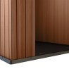 Keter Darwin 4x6 Tuinhuisje PVC Houtlook 125x184x205cm Model