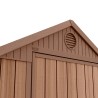 Keter Darwin 4x6 Tuinhuisje PVC Houtlook 125x184x205cm Voorraad