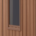 Keter Darwin 4x6 Tuinhuisje PVC Houtlook 125x184x205cm Karakteristieken