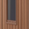 Keter Darwin 4x6 Tuinhuisje PVC Houtlook 125x184x205cm Karakteristieken