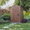 Keter Darwin 4x6 Tuinhuisje PVC Houtlook 125x184x205cm Aanbod