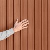 Keter Darwin 4x6 Tuinhuisje PVC Houtlook 125x184x205cm Afmetingen