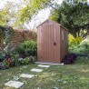 Keter Darwin 4x6 Tuinhuisje PVC Houtlook 125x184x205cm 