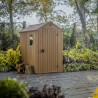 Keter Darwin 4x6 Tuinhuisje PVC Houtlook 125x184x205cm 