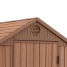 Keter Darwin 4x6 Tuinhuisje PVC Houtlook 125x184x205cm Keuze