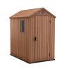 Keter Darwin 4x6 Tuinhuisje PVC Houtlook 125x184x205cm Kortingen