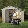 Kunststof tuinhuis met planken 256,4x331,5x243cm Factor 8x11 Keter K209876 Catalogus