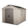 Kunststof tuinhuis met planken 256,4x331,5x243cm Factor 8x11 Keter K209876 Verkoop