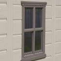 Kunststof tuinhuis met planken 256,4x331,5x243cm Factor 8x11 Keter K209876 Aanbod