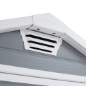 Tuinberging in PVC-hars met vloer 129x103x196cm Manor 4x3 Keter Model
