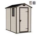 Keter Manor 4x6 Tuinhuis Kunststof PVC 130x192x198cm Aanbieding