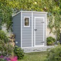 Kunststof tuinhuisje voor opberg gereedschap 183,5x111x200,5cm Manor Pent 6x4 Keter Korting