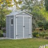 Keter Manor 6x5 tuinhuis 185x152x226cm in PVC-hars Aanbod