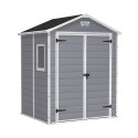 Keter Manor 6x5 tuinhuis 185x152x226cm in PVC-hars Kortingen
