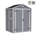 Keter Manor 6x5 tuinhuis 185x152x226cm in PVC-hars Aanbieding