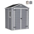 Keter Manor 6x5 tuinhuis 185x152x226cm in PVC-hars Aanbieding