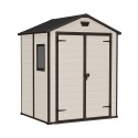 Keter Manor 6x5 tuinhuis 185x152x226cm in PVC-hars Catalogus