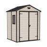 Keter Manor 6x5 tuinhuis 185x152x226cm in PVC-hars Catalogus