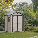 Keter Manor 6x5 tuinhuis 185x152x226cm in PVC-hars Korting