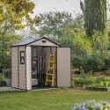Keter Manor 6x5 tuinhuis 185x152x226cm in PVC-hars Kosten