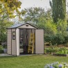 Keter Manor 6x5 tuinhuis 185x152x226cm in PVC-hars Kosten