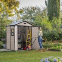 Keter Manor 6x5 tuinhuis 185x152x226cm in PVC-hars Aankoop