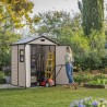 Keter Manor 6x5 tuinhuis 185x152x226cm in PVC-hars Aankoop