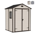 Keter Manor 6x5 tuinhuis 185x152x226cm in PVC-hars Verkoop