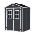 Keter PVC Tuinhuisje met Ramen 185x152x226cm Manor 6x5 Kortingen