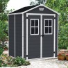 Keter PVC Tuinhuisje met Ramen 185x152x226cm Manor 6x5 Keuze