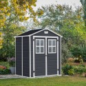 Keter PVC Tuinhuisje met Ramen 185x152x226cm Manor 6x5 Korting