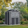 Keter PVC Tuinhuisje met Ramen 185x152x226cm Manor 6x5 Korting