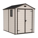 Grote PVC tuinhuis van hars 185,8x236,8x227cm Manor 6x8 Keter Model