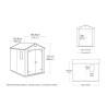 Grote PVC tuinhuis van hars 185,8x236,8x227cm Manor 6x8 Keter Aankoop