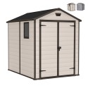 Grote PVC tuinhuis van hars 185,8x236,8x227cm Manor 6x8 Keter Aanbieding