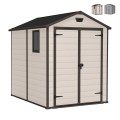 Grote PVC tuinhuis van hars 185,8x236,8x227cm Manor 6x8 Keter Aanbieding