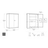 Keter High Store+ Tuinkast met 2 Planken K246241 voor Buiten Gereedschap Catalogus