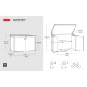 Keter Grote Opbergbox voor Tuin Gereedschap K255064 Prijs
