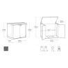 Buitenopbergbox multifunctioneel Store It Out Arc Keter K217162 Model