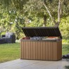 Darwin Box 150G Keter K252701 Outdoor Resin Garden Terrace Trunk Aanbod