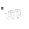 Tuinopbergbox multifunctioneel in hars Glenwood Keter K208987 Voorraad