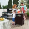 Mobiele BBQ-opbergkast met stalen bovenblad Unity Keter K253041 Kortingen