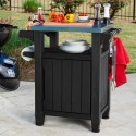 Mobiele BBQ-opbergkast met stalen bovenblad Unity Keter K253041 Catalogus