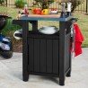 Mobiele BBQ-opbergkast met stalen bovenblad Unity Keter K253041 Catalogus
