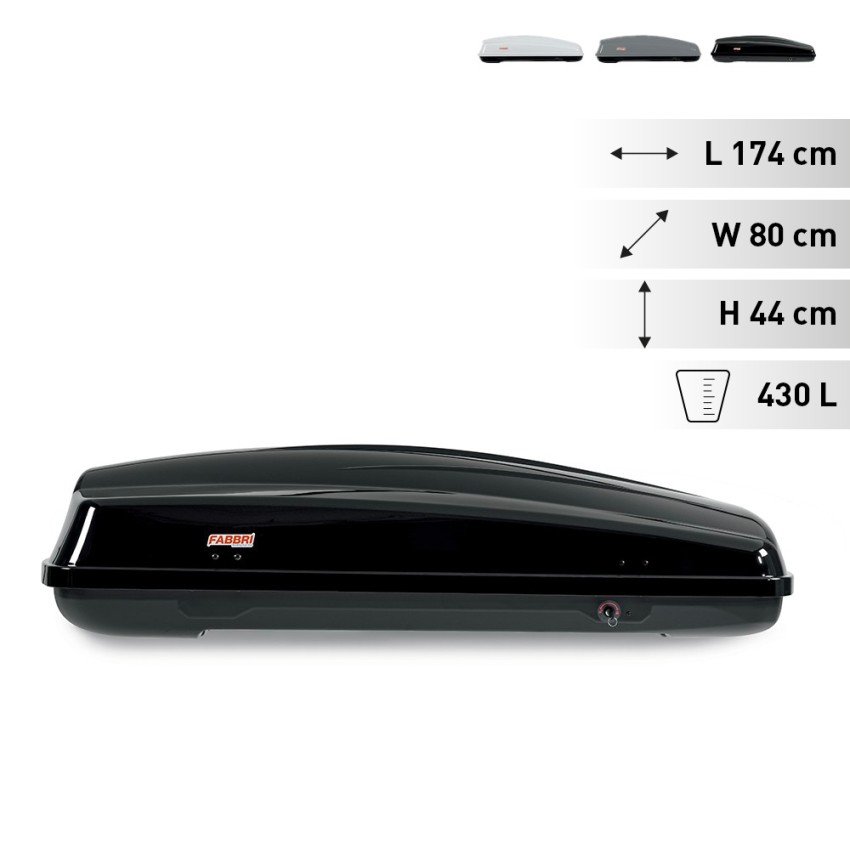 Universele dakkoffer harde Nova 430 voor auto dakdragers Verkoop Universele dakkoffer harde Nova 430 voor auto dakdragers Verkoop